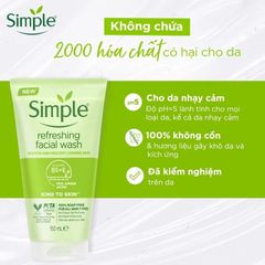 Sữa rửa mặt Simple Refreshing Facial Wash Gel