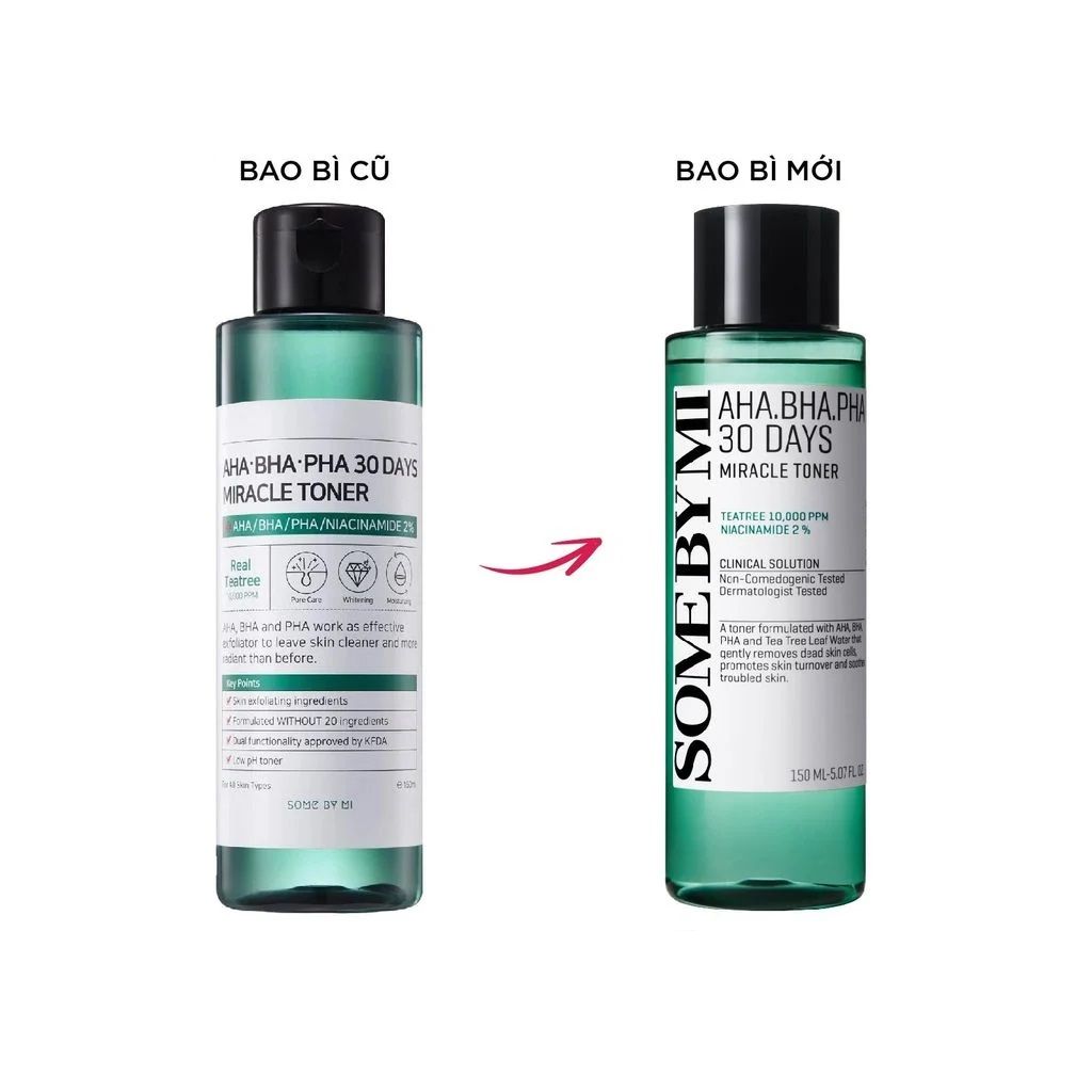 Nước hoa hồng Some By Mi AHA-BHA-PHA 30 Days Miracle Toner