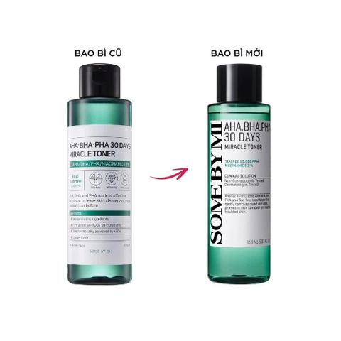 Nước hoa hồng Some By Mi AHA-BHA-PHA 30 Days Miracle Toner