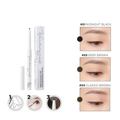 Chì kẻ mắt siêu mảnh lâu trôi Bom wonderproof gel slim eyeliner