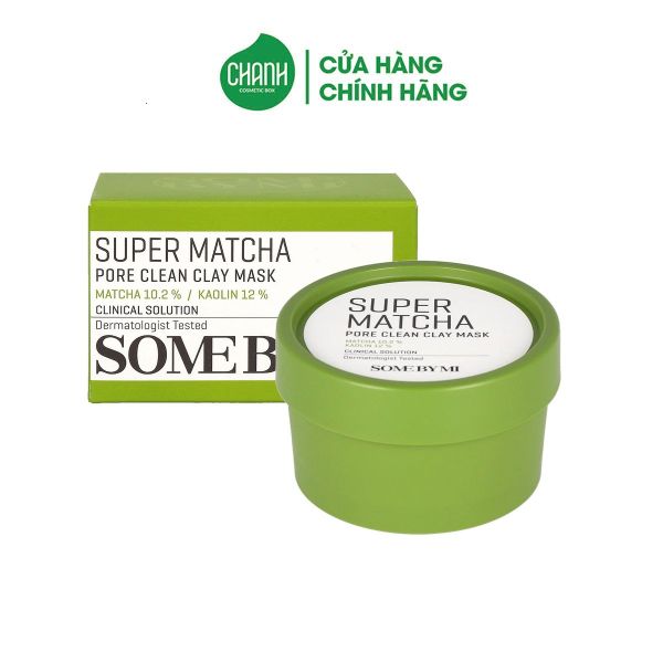 Mặt Nạ Đất Sét Some By Mi Super Matcha Pore Clean Clay Mask 100gr