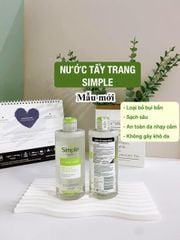 Nước tẩy trang Simple Kind to Skin Micellar Cleansing Water