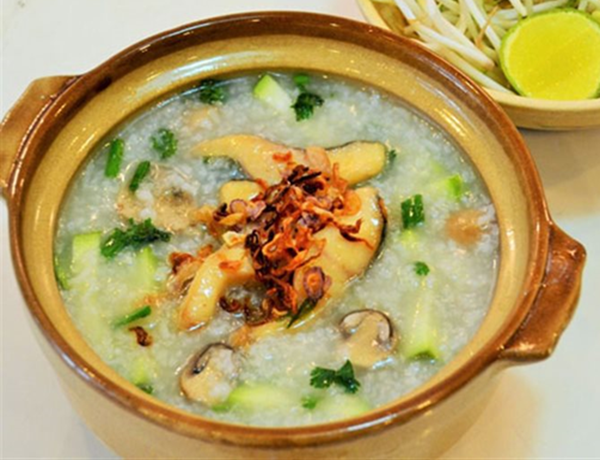 Cháo cá lóc nấu bầu