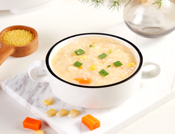 Cháo hải sản tôm tươi