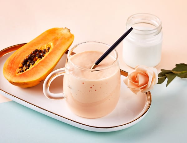 Nước ép đu đủ sữa