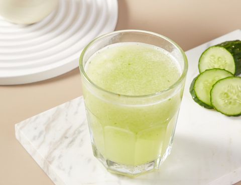 Nước ép dưa chuột và lê