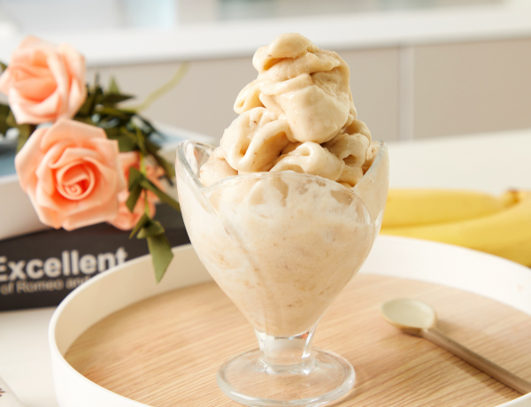 Kem sữa chua chuối