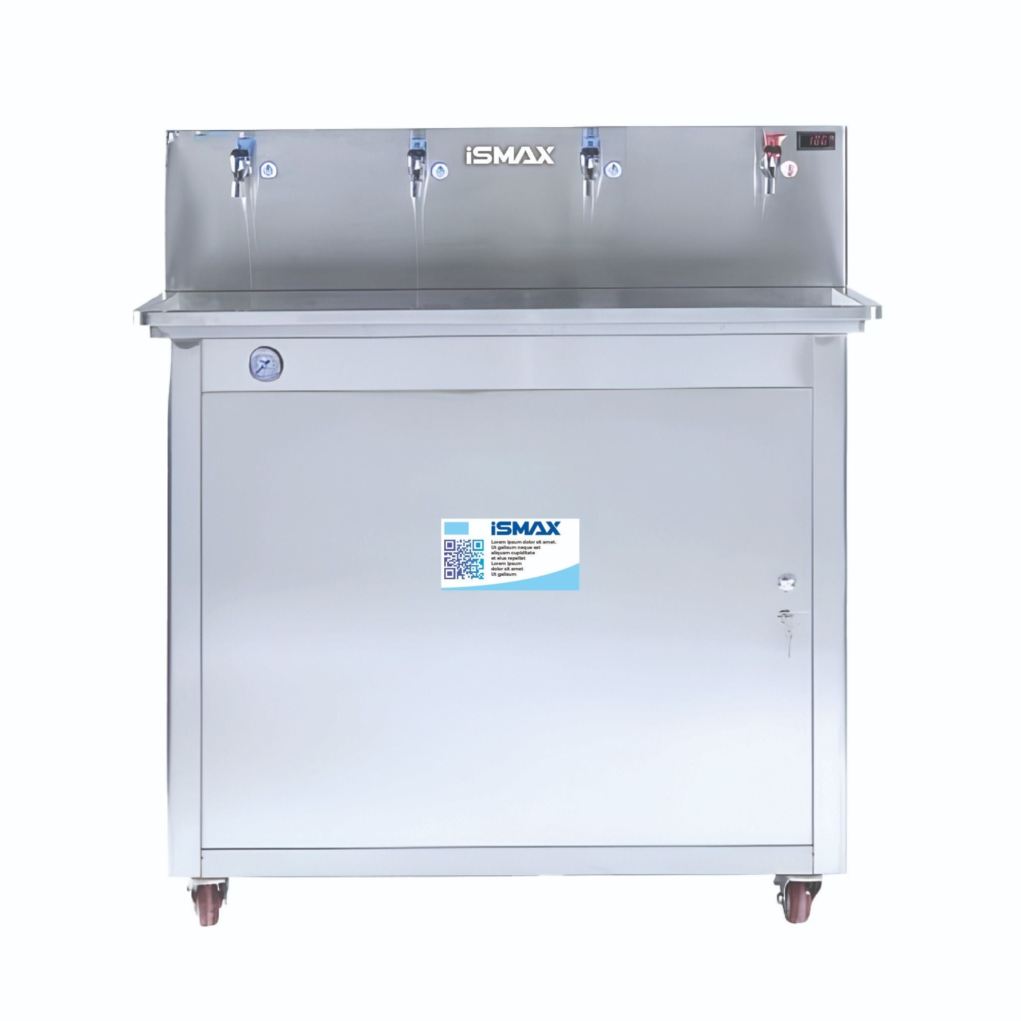 Máy lọc nước RO bán công nghiệp iSMAX SC-4P 100L/H (đi kèm bình áp thép 40 lít)