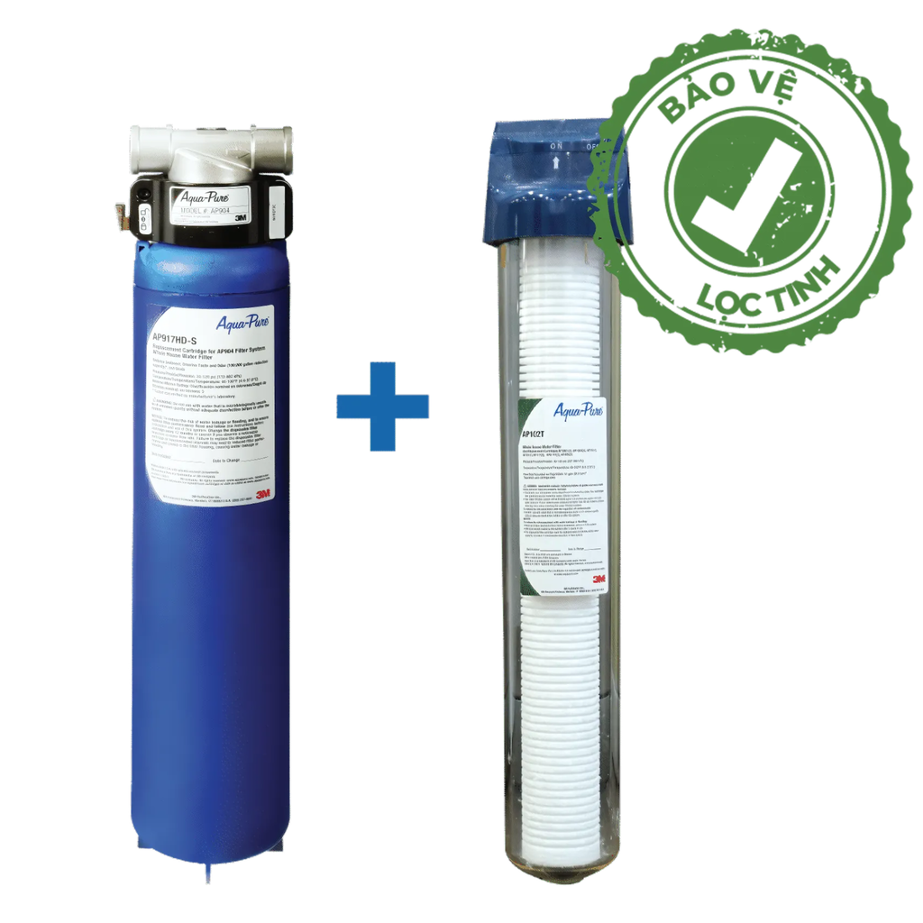 Hệ Thống Tiền Lọc Cho Hệ Thống Lọc Tổng Đầu Nguồn 3M AP904 + AP102T