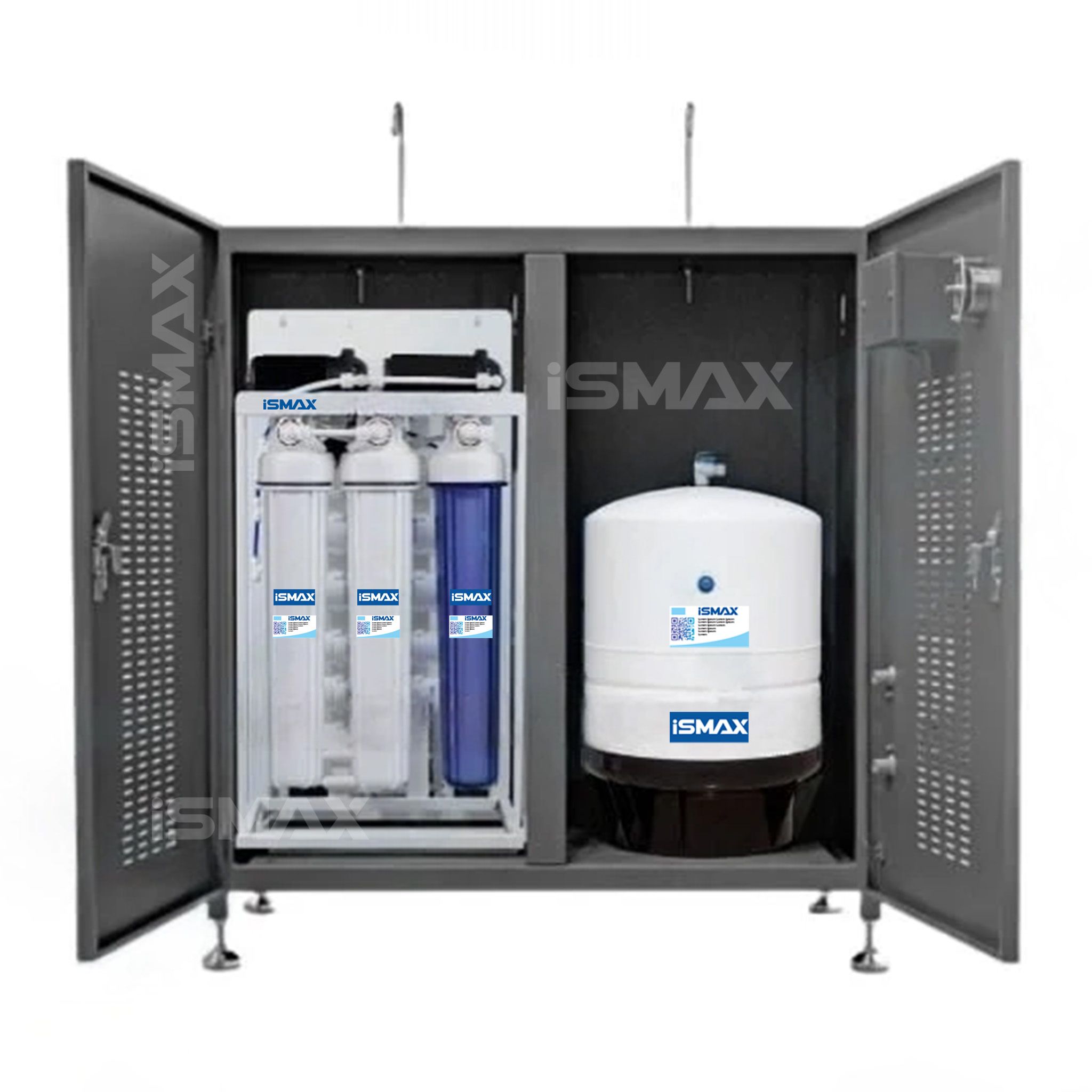 Tủ máy lọc nước RO bán công nghiệp iSmax 150L H