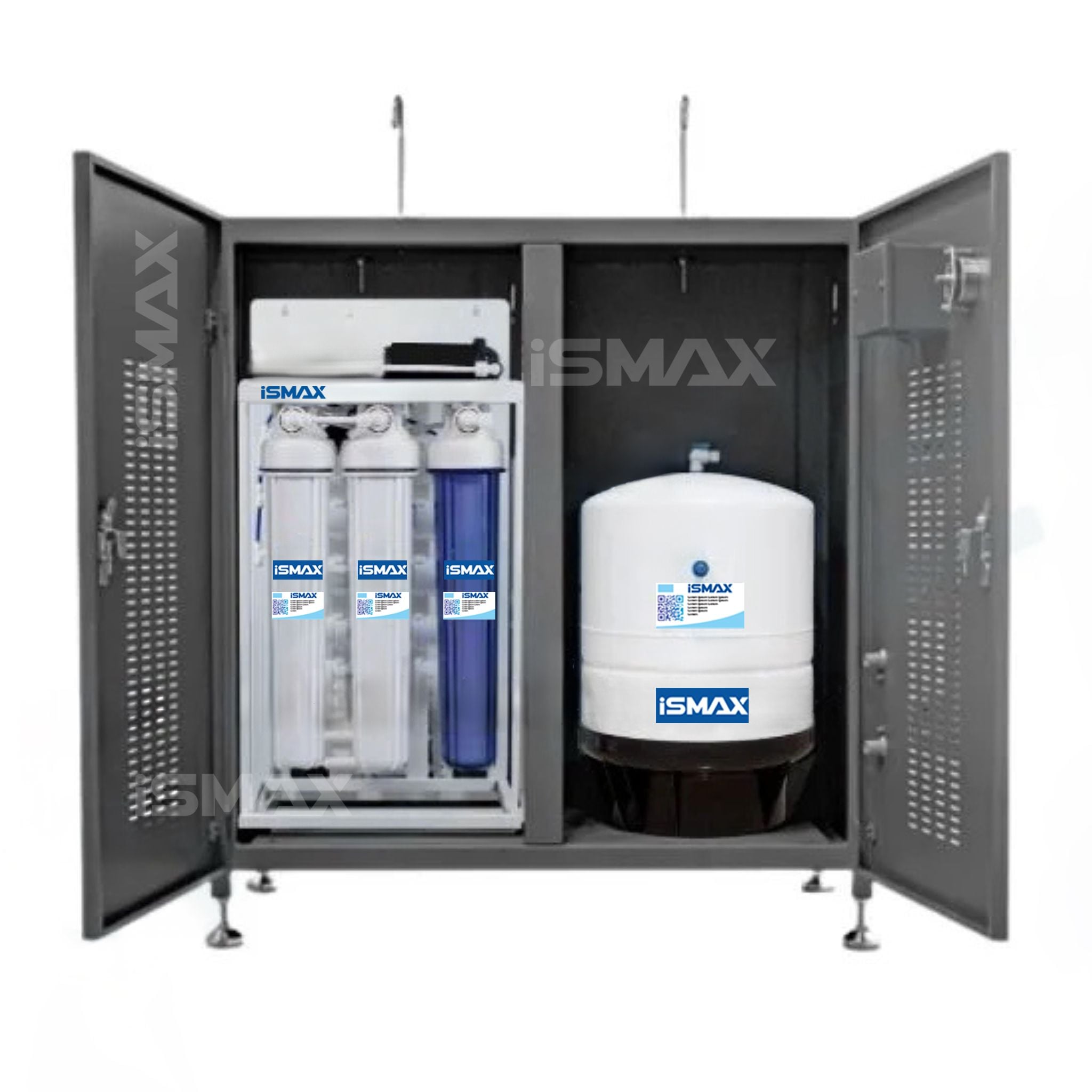 Tủ máy lọc nước RO bán công nghiệp iSmax 30L/H