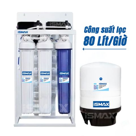 Máy lọc nước RO bán công nghiệp iSmax 80L/H