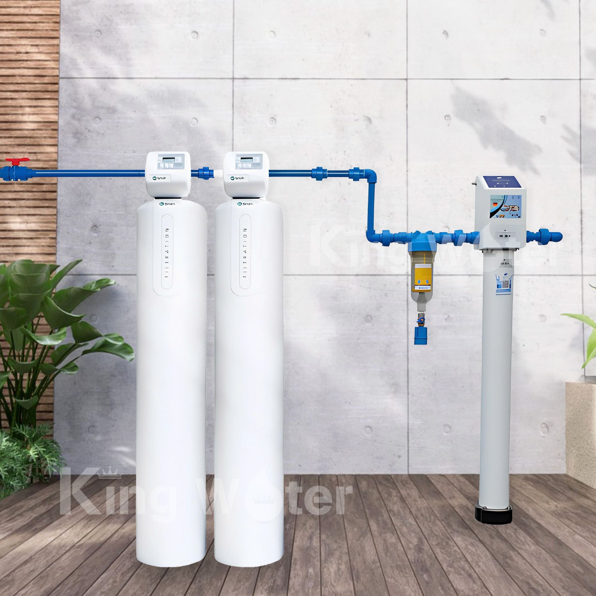 Combo Lọc Tổng AO Smith MMF Pro (Mỹ) + UF UrSpring BeWell S (Đức)