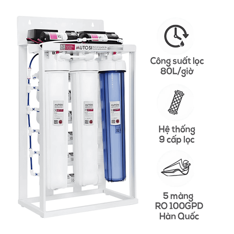 Máy lọc nước bán công nghiệp 80L/H Mutosi MP-80