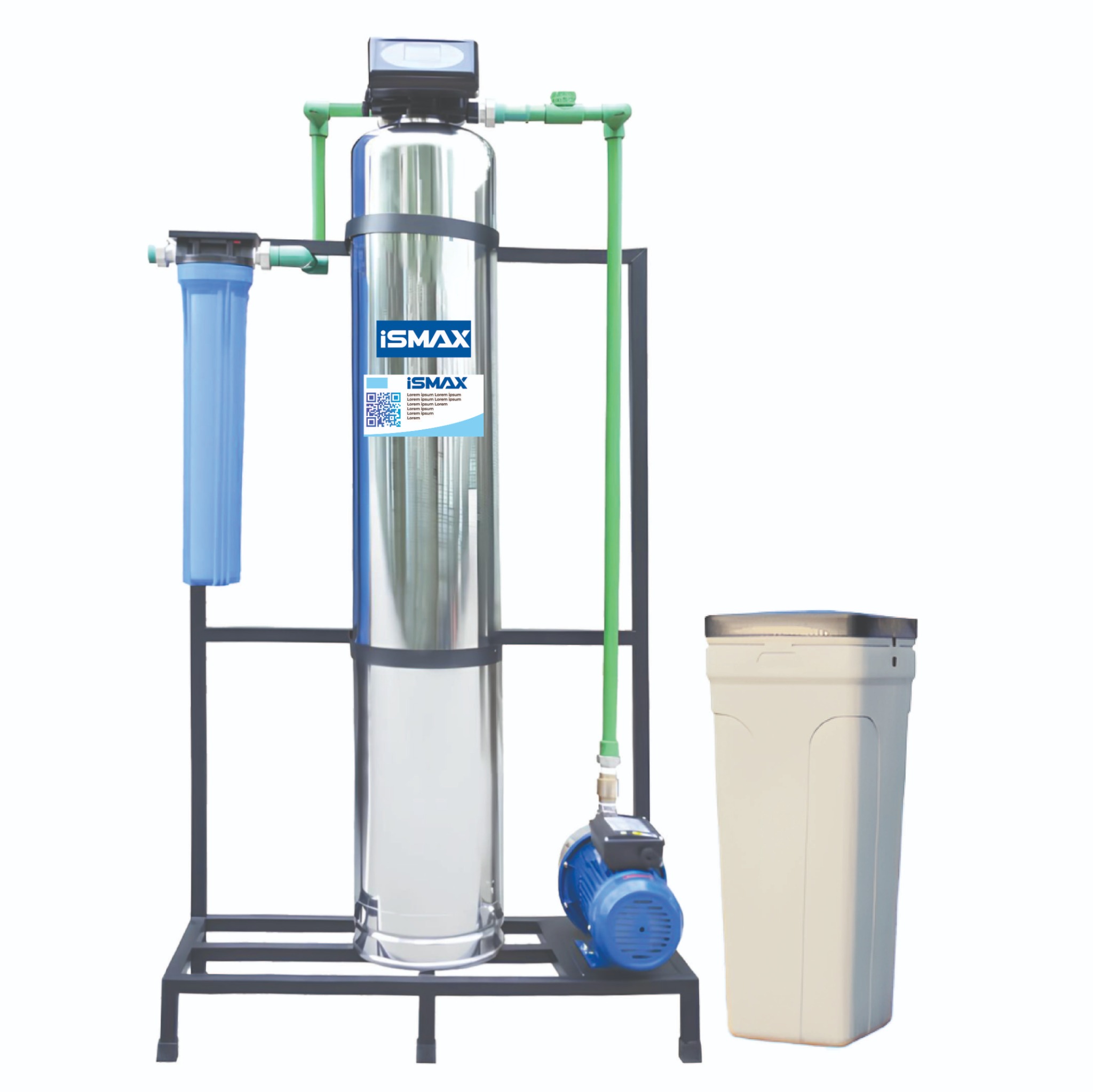 Lọc nước đầu nguồn 1 cột iSmax AquaSoft I1-1054S