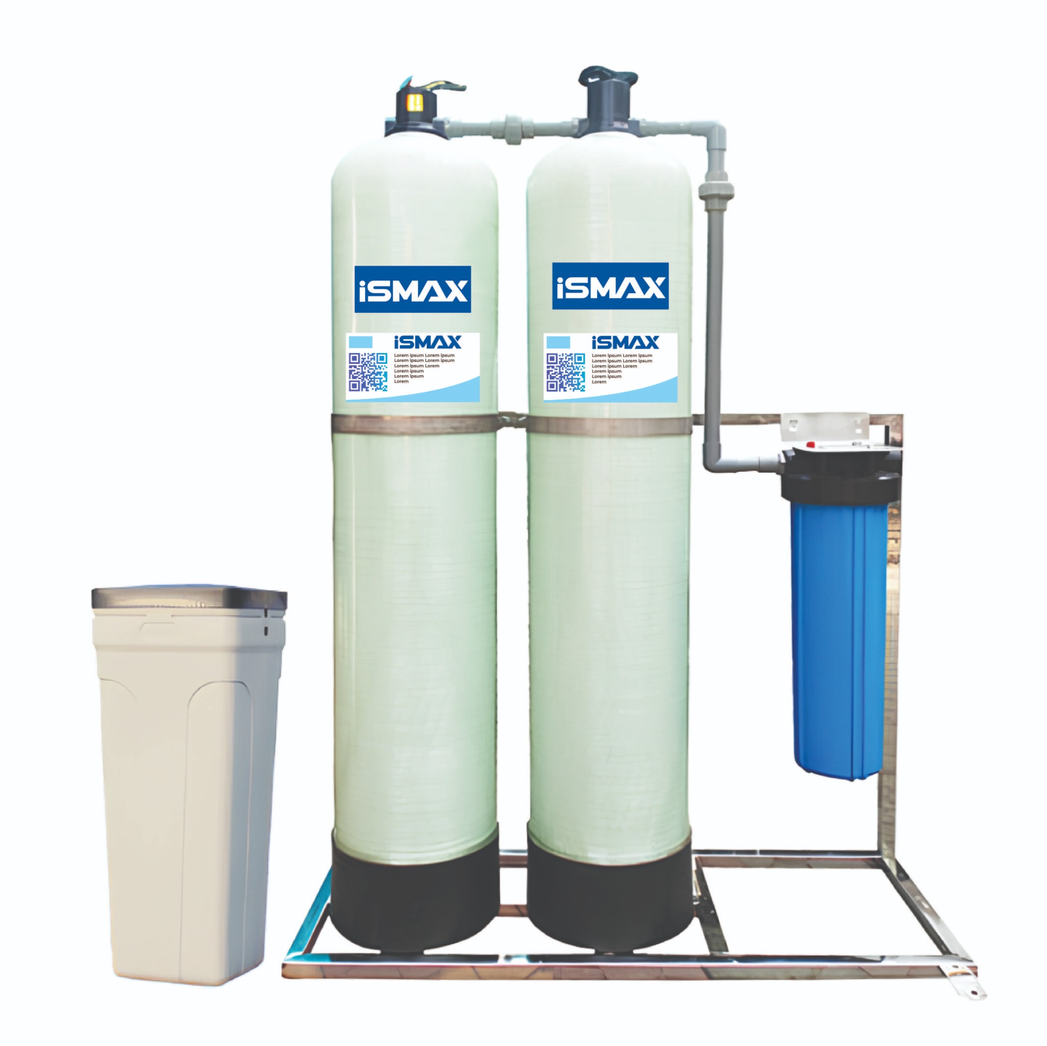 Lọc nước đầu nguồn 2 cột iSmax AquaSoft C2-1054S