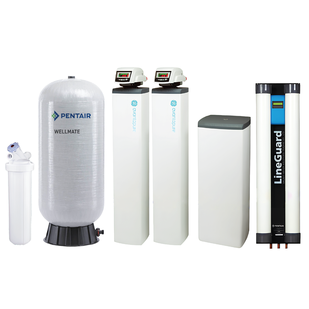 Hệ thống xử lý nước đầu nguồn Pentair AvantaPure POE + Buffer Tank & Lineguard UF-100