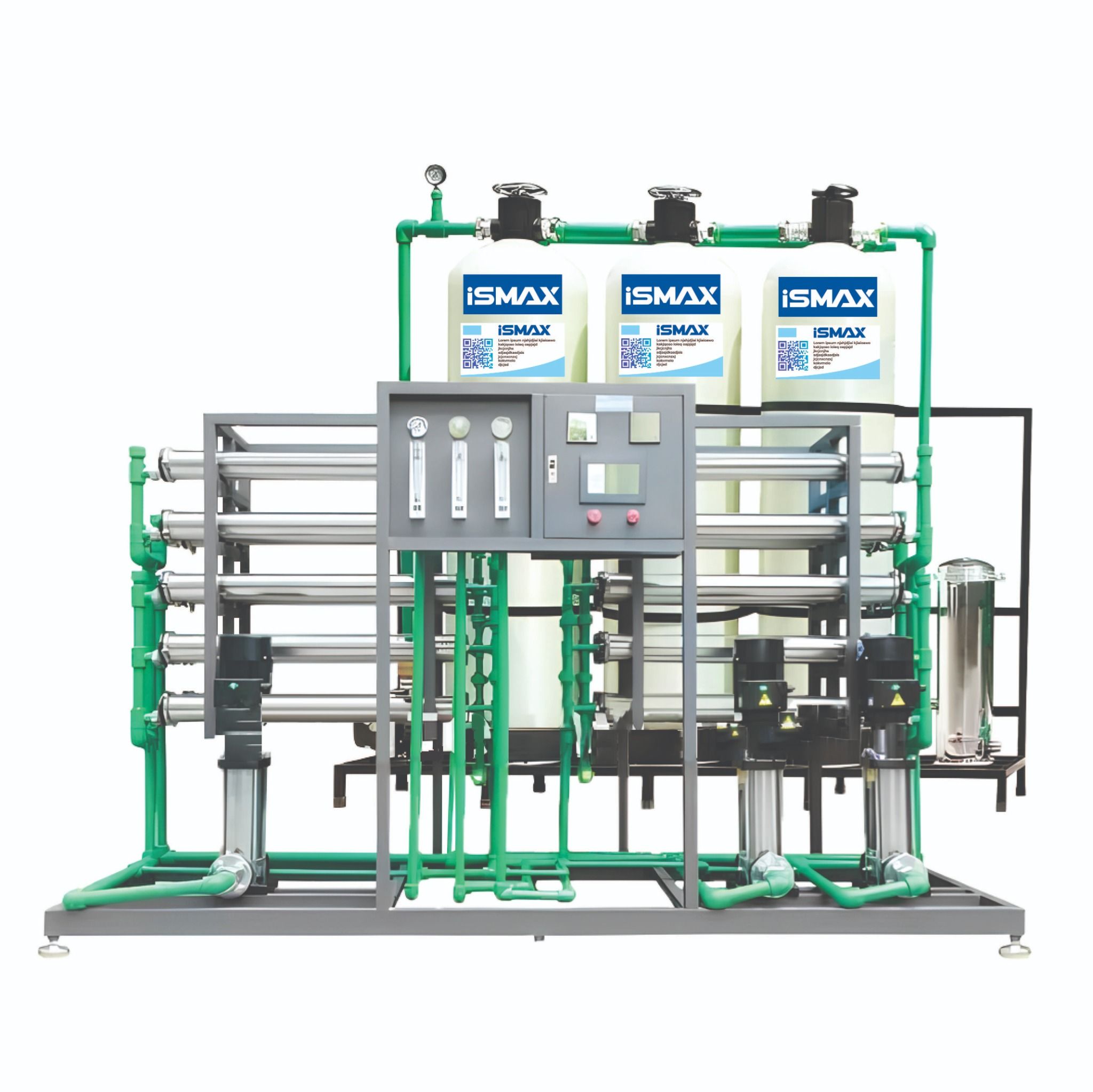 Hệ Thống Lọc R.O Công Nghiệp iSmax RO5000-C3-1865