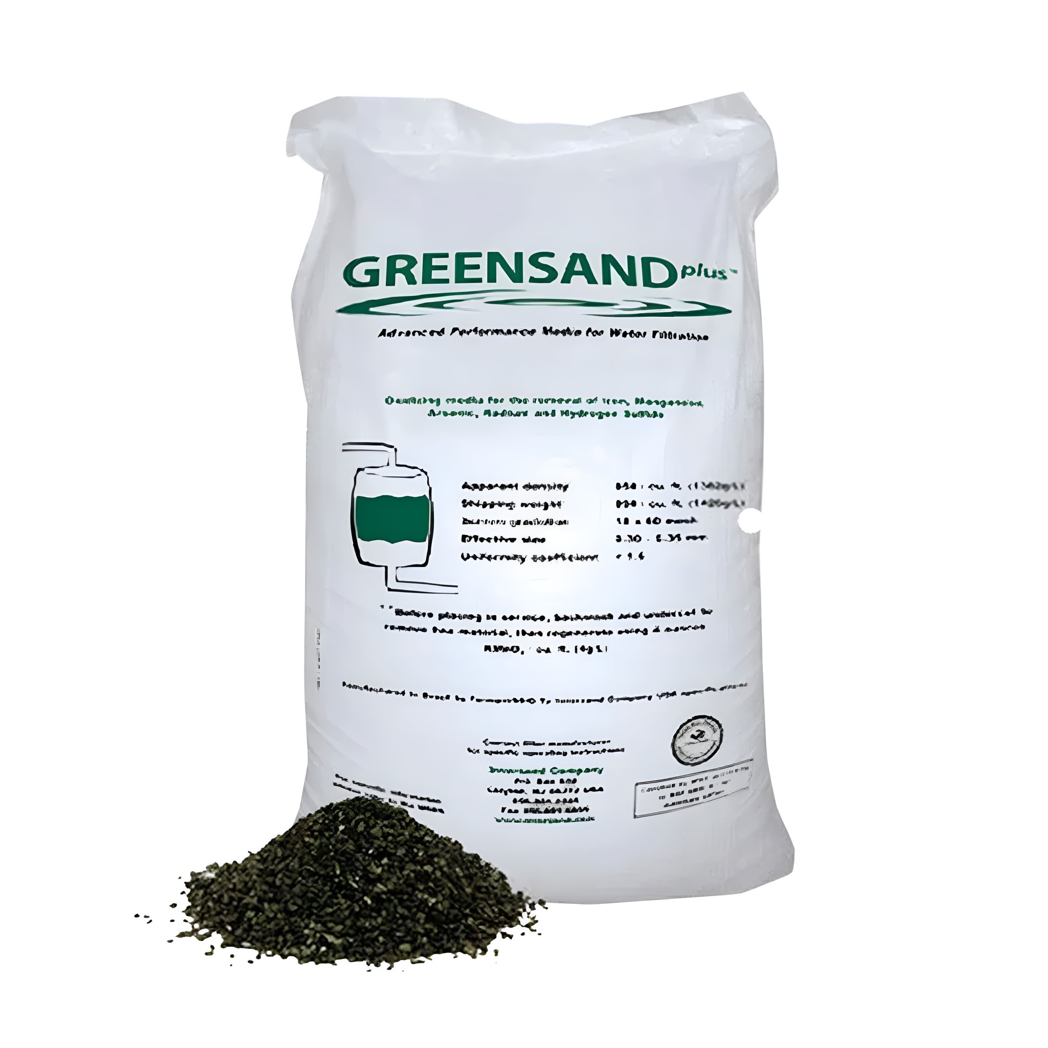 Vật liệu lọc nước Mangan Greensand Plus – Cát Mangan (Mỹ)