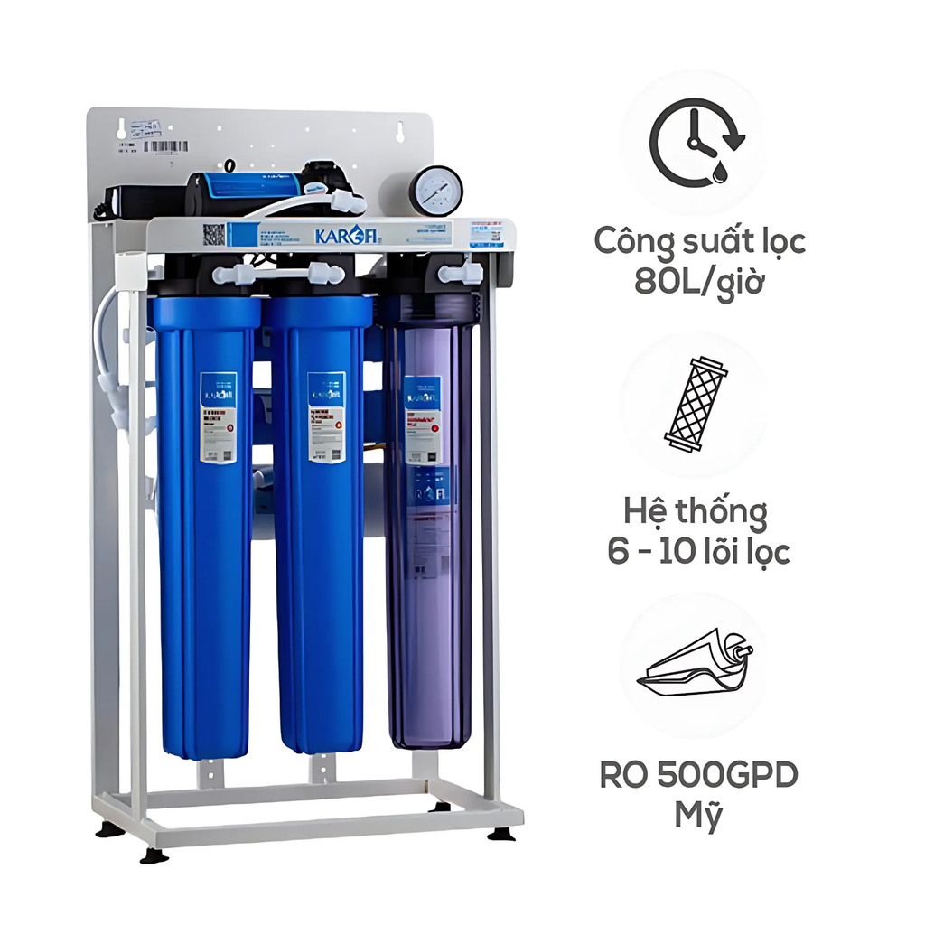 Máy lọc nước bán công nghiệp 80L/giờ Karofi KB80