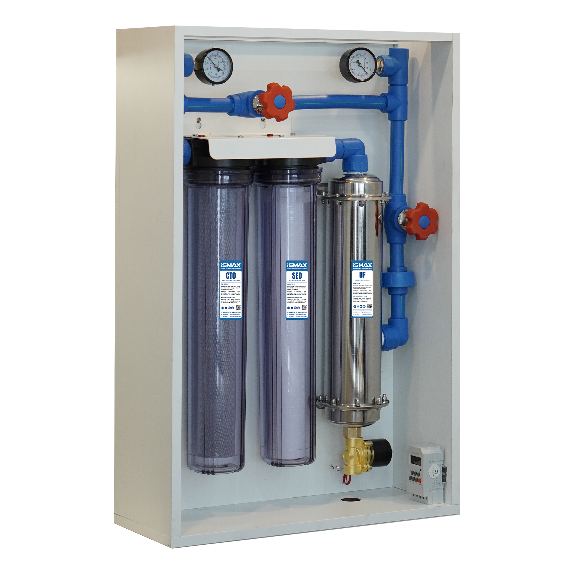 Lọc tổng đầu nguồn chung cư iSMAX AquaSoft 1U-1000S/2000S