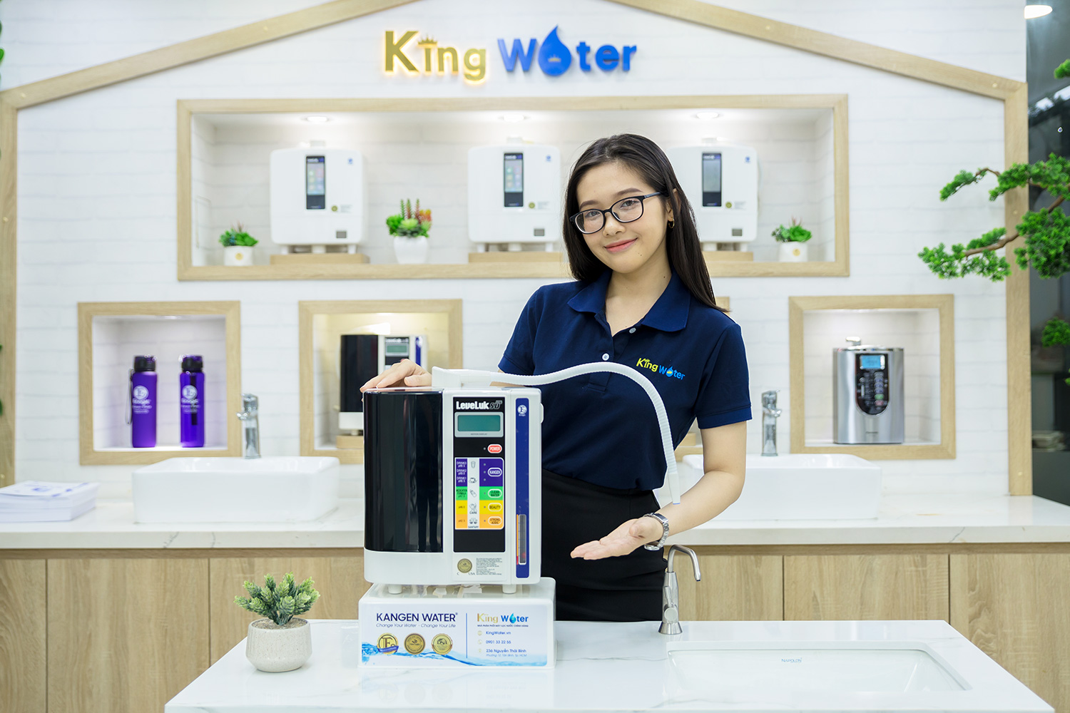 Máy Lọc Nước Điện Giải Ion Kiềm Kangen Leveluk SD501 – Giá & Khuyến Mãi 2025