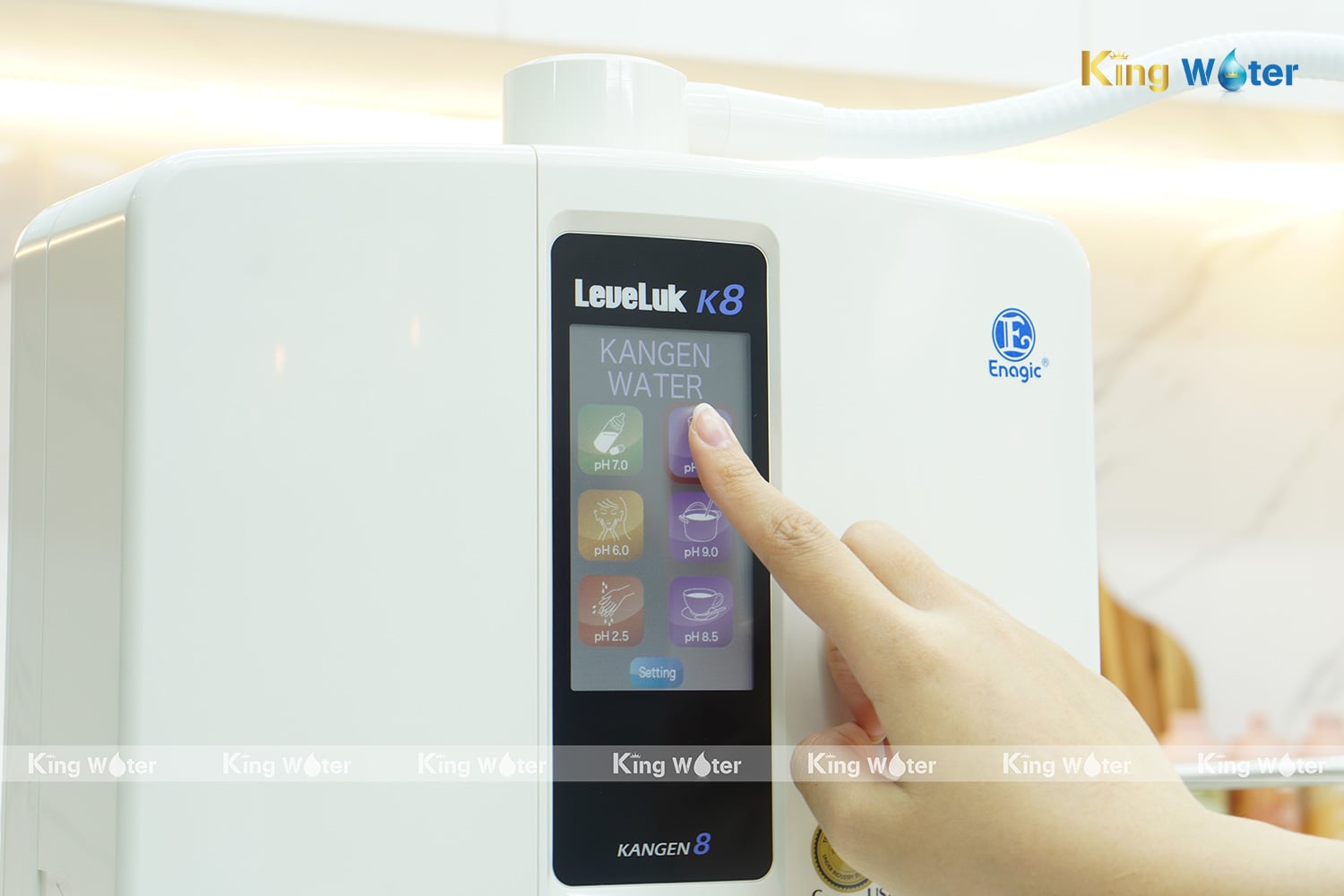 Máy Lọc Nước Điện Giải Ion Kiềm Kangen Leveluk K8 – Khuyến Mãi 2025