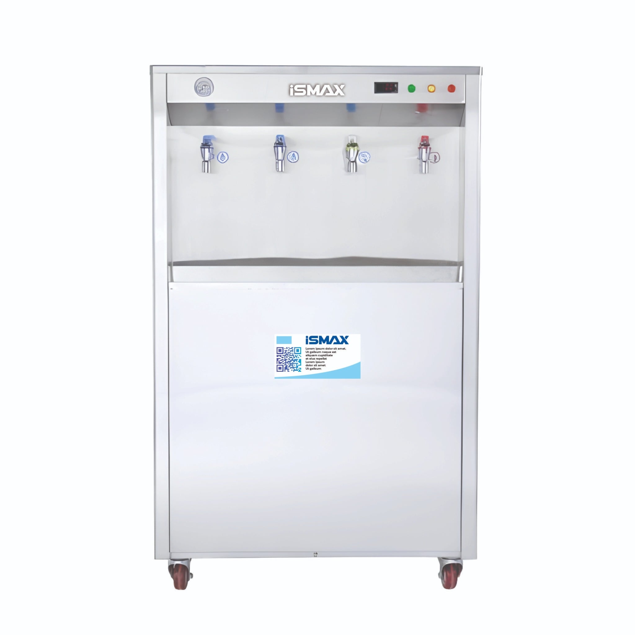 Máy lọc nước RO Nóng - Lạnh bán công nghiệp iSMAX SC-4HC 50-100-150L/H (bình áp Inox 30 lít)