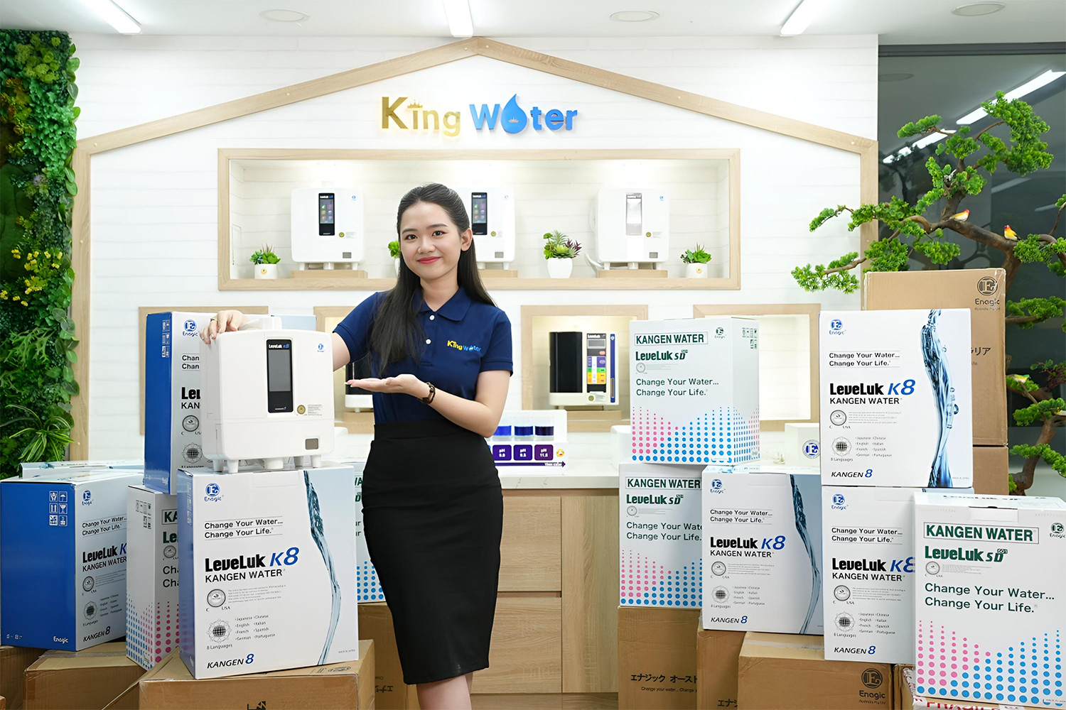 Máy Lọc Nước Điện Giải Ion Kiềm Kangen Leveluk K8 – Khuyến Mãi 2025