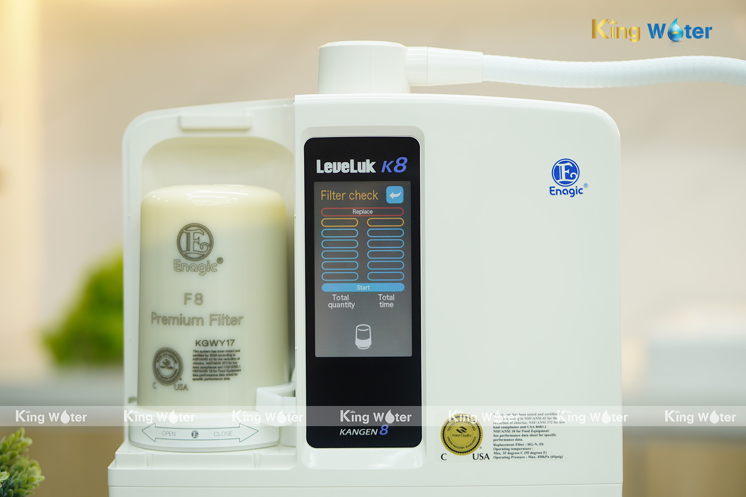 Máy Lọc Nước Điện Giải Ion Kiềm Kangen Leveluk K8 – Khuyến Mãi 2025