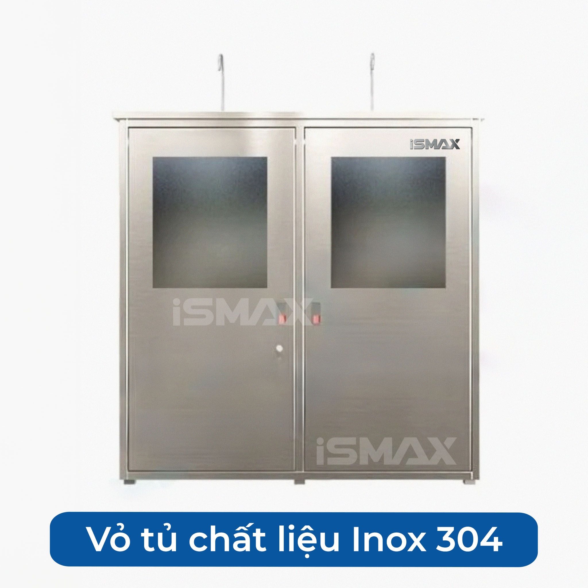 Vỏ tủ Inox máy lọc nước RO bán công nghiệp iSmax 30L/H