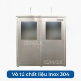 Vỏ tủ Inox máy lọc nước RO bán công nghiệp iSmax 80L/H