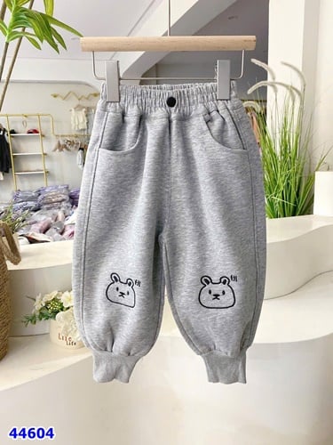Jogger FASH xám gấu - size 100