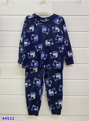 Pjm Matalan xanh đậm xe múc - size 2-3y