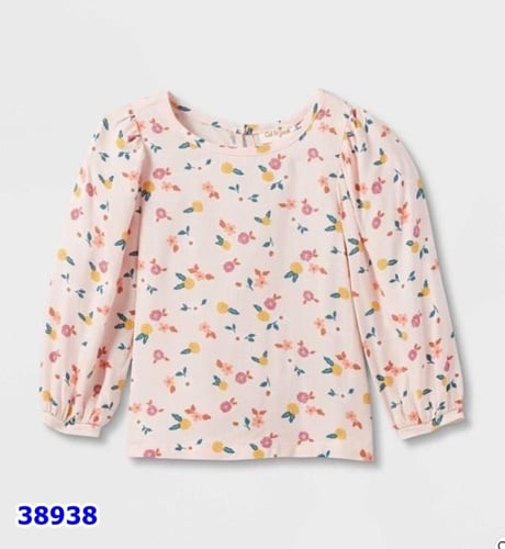 Áo Cat&Jack hồng hoa nhí - size 12m