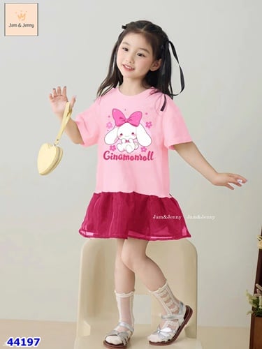 Đầm J&J hồng Cinnamoroll