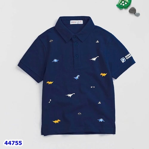 Áo Nexxi xanh đậm khủng long - size 8y