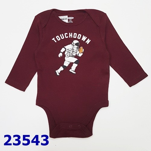 Bodysuit OldNavy nâu Touchdown - size 3-6m