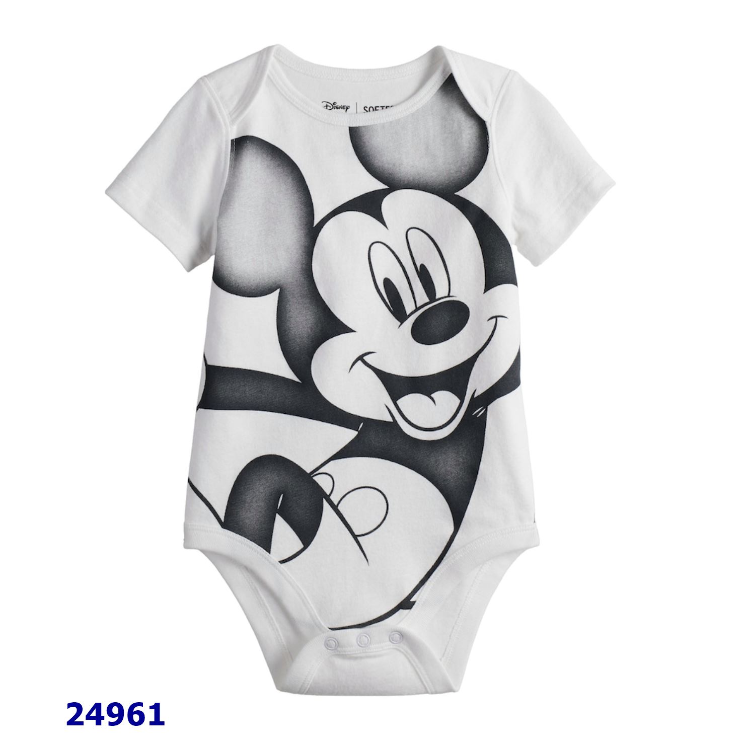 Bodysuit Disney trắng in Mickey - size 18m