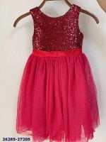 Đầm Next đỏ kim sa - size 10y