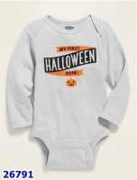 Bodysuit OldNavy xám My First Halowen 2019 - size 3-6m