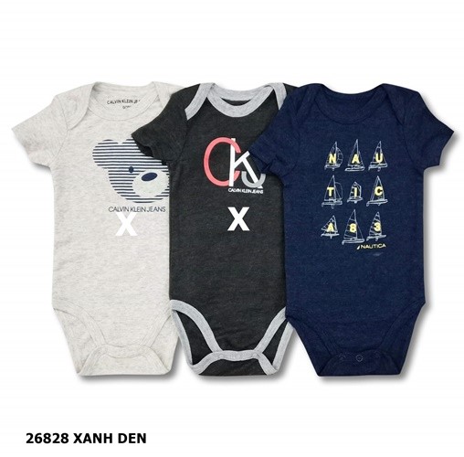 Bodysuit Nautica xanh đậm in cánh buồm - size 3-6m
