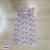 Bodysuit Next trắng hoa nhỏ nhiều màu cổ viền hồng - szie 1.5/2y