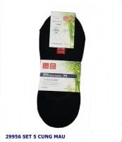 Set 5 vớ Uniqlo đen