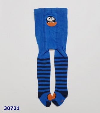 Quần tất xanh dương sọc đen - size 62-68