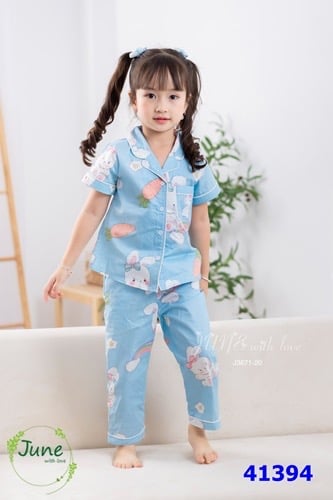 Bộ June xanh thỏ - size 2y