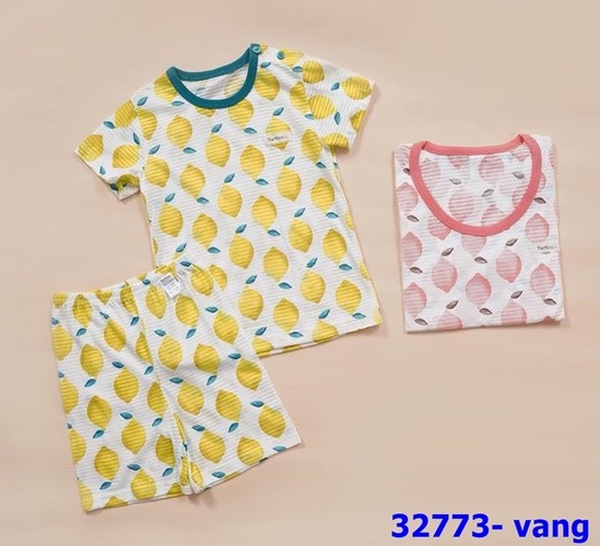 Bộ The Minou vàng trái chanh- size 100