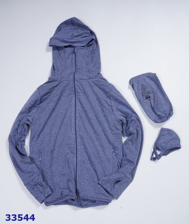 Áo khoác Muji xanh xám - size 9-10y