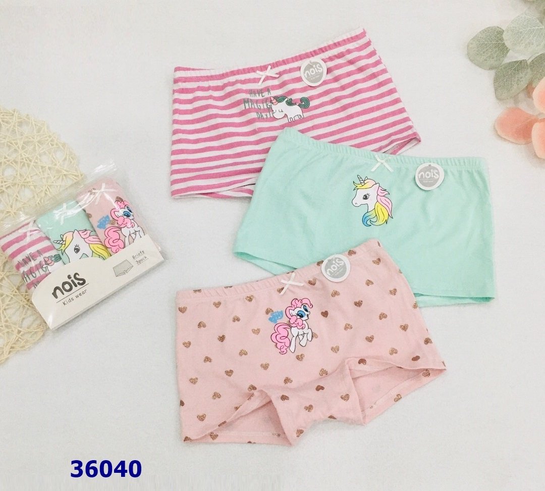 Set 3 chip đùi Nois sọc in ngựa - size 160