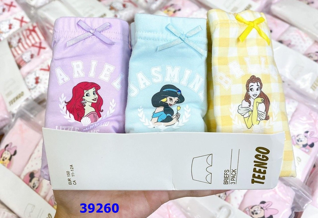 Set 3 chip Teengo công chúa - size 100